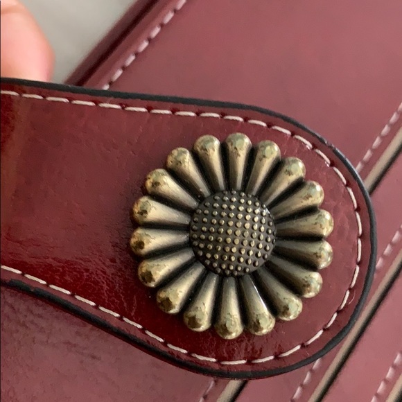 Dark red wallet - Picture 4 of 6